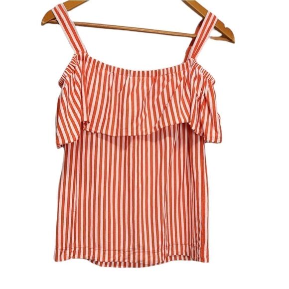 J.Crew Women's Striped OffâShoulderâTopâSizeâXXS - Picture 2 of 5